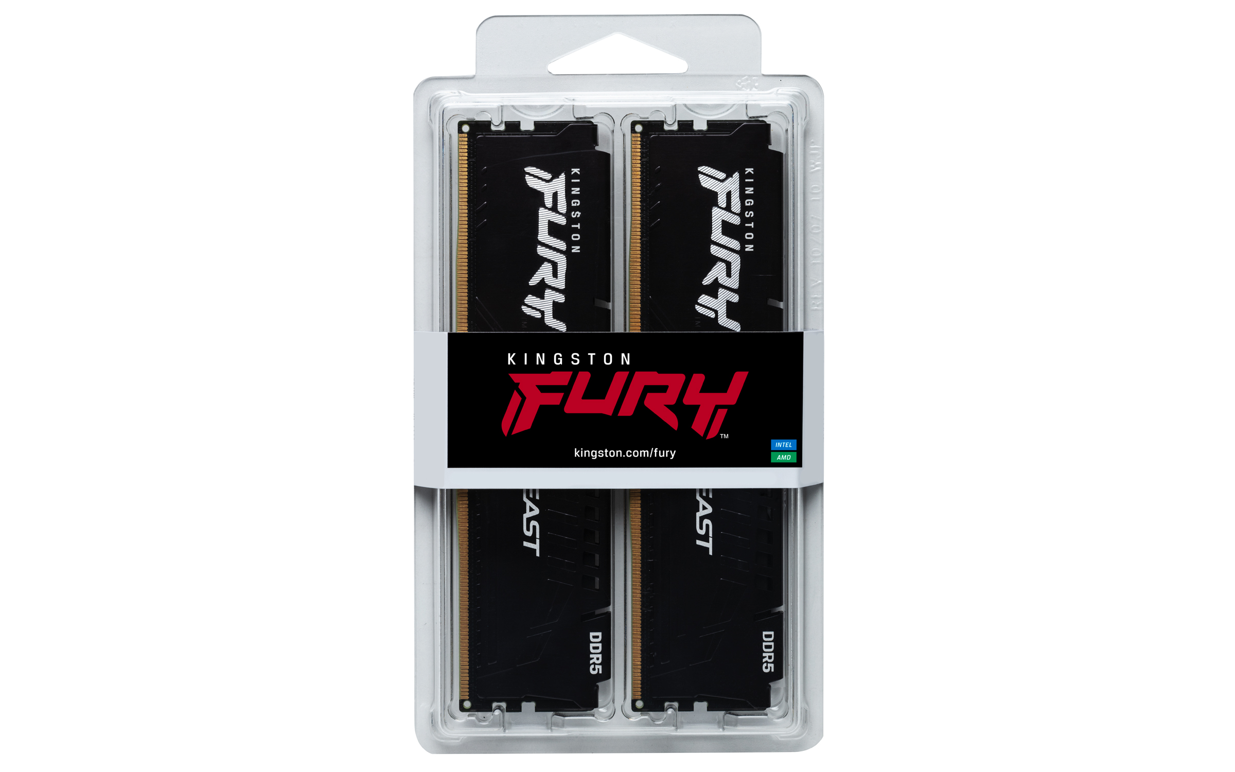 Kingston FURY Beast EXPO/ DDR5/ 128GB/ 5600MHz/ CL36/ 2x64GB/ Black 