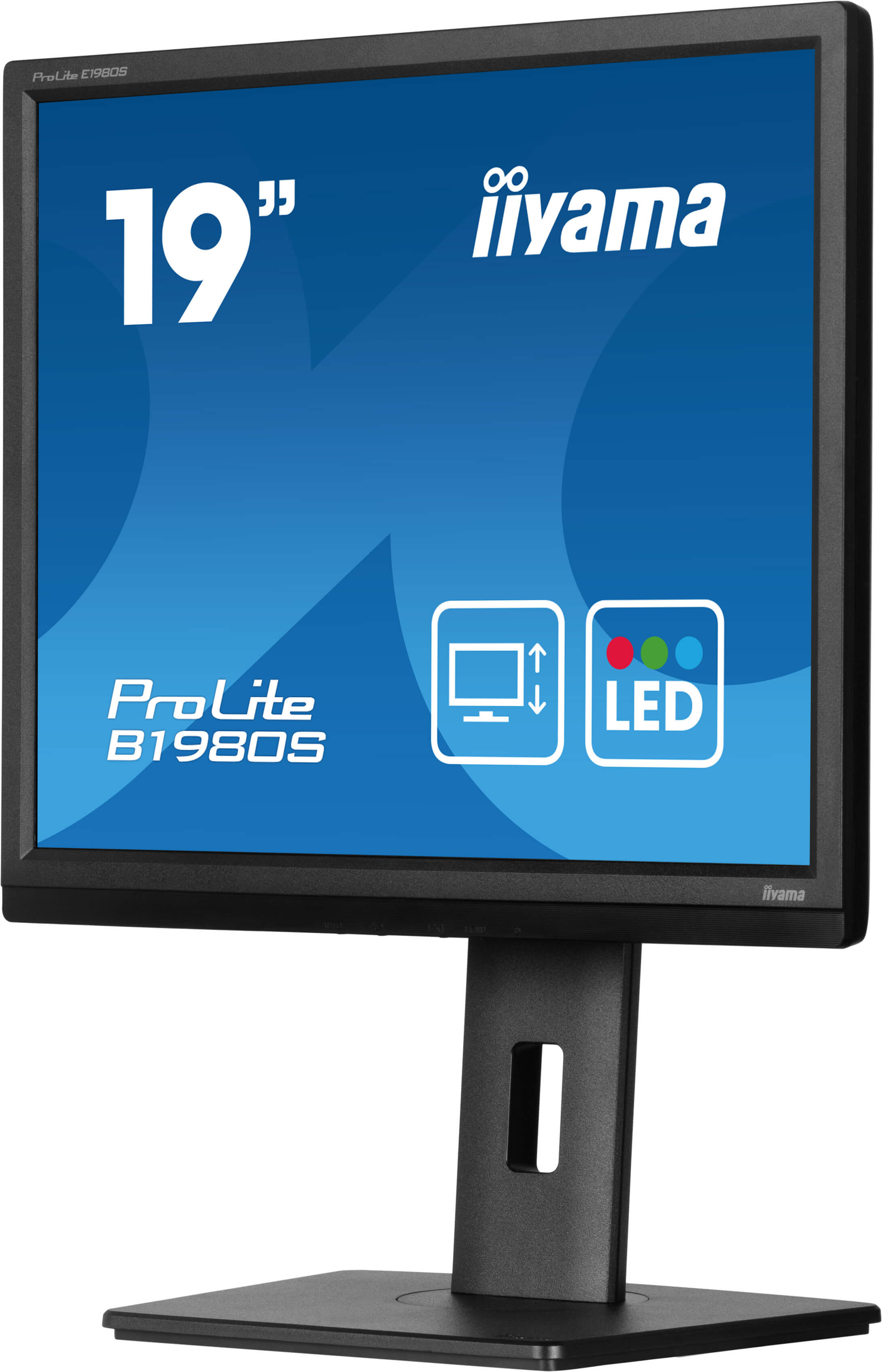 iiyama ProLite/ B1980S-B1/ 19"/ TN/ 1280x1024/ 75Hz/ 3ms/ Black/ 3R 