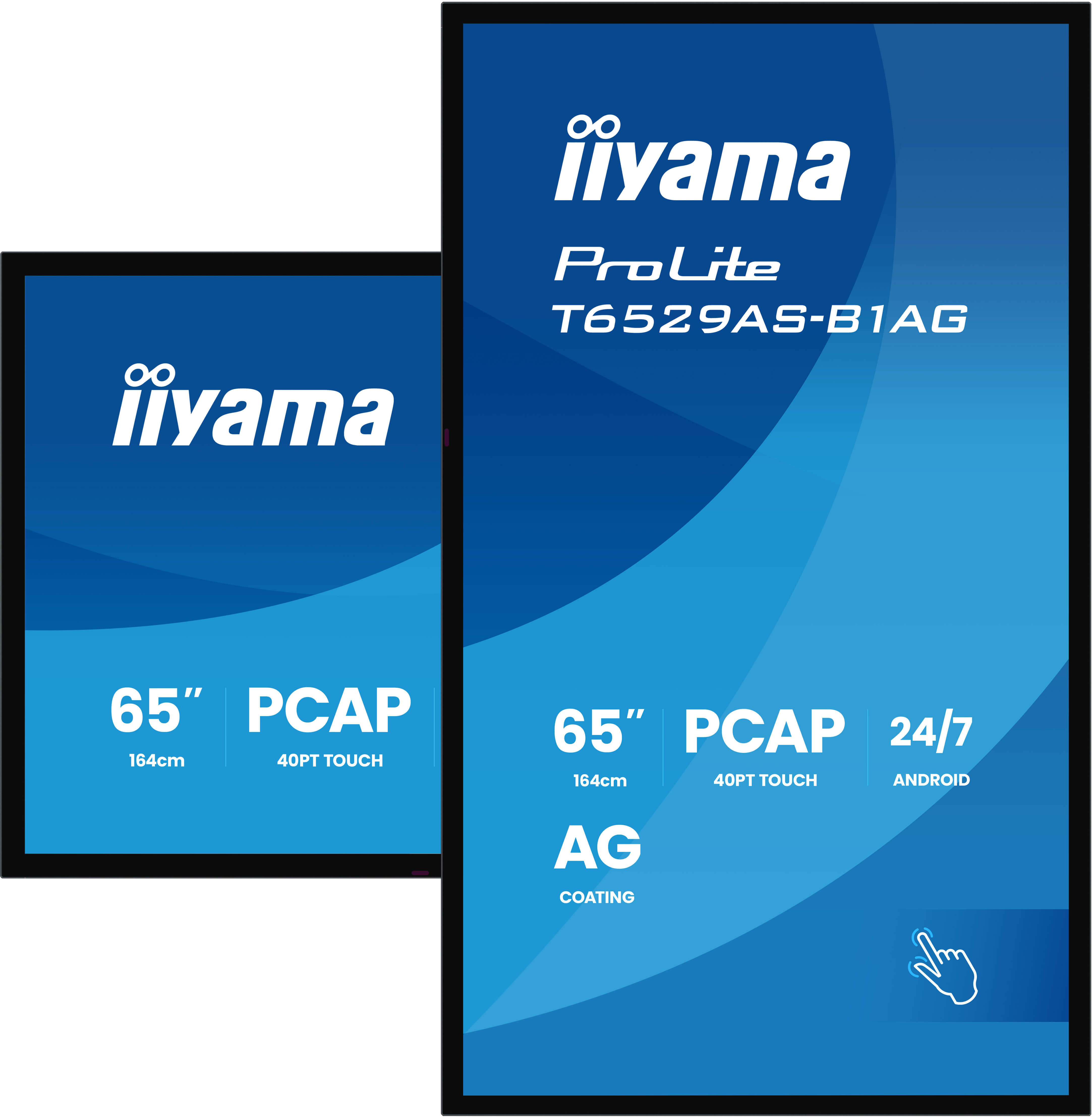 65" iiyama T6529AS-B1AG: IPS, 4K UHD, Android, 24/ 7 