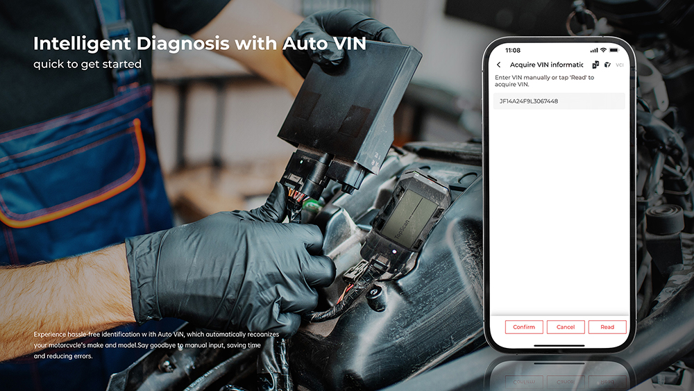 TOPDON diagnostické zariadenie TopScan Moto/ Bluetooth/ iOS/ Android/ Detekcia softvéru a hardvéru chýb 