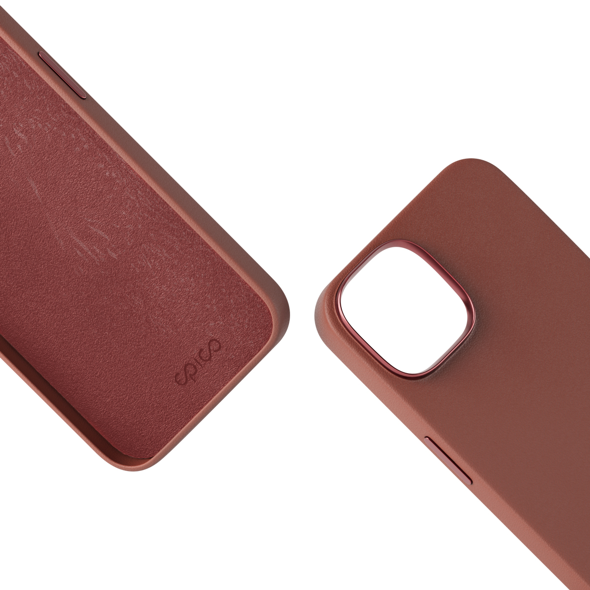Epico Mag+ kožený kryt iPhone 15 - hnedá 