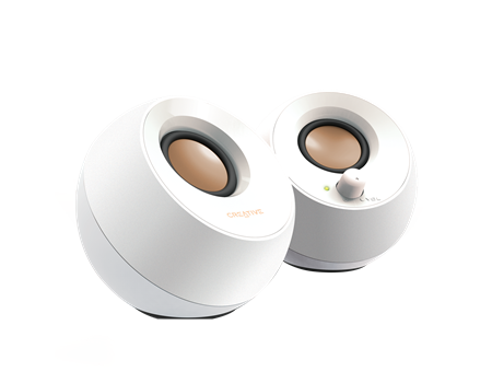 CREATIVE Pebble/ Stereo/ 4W/ Biela