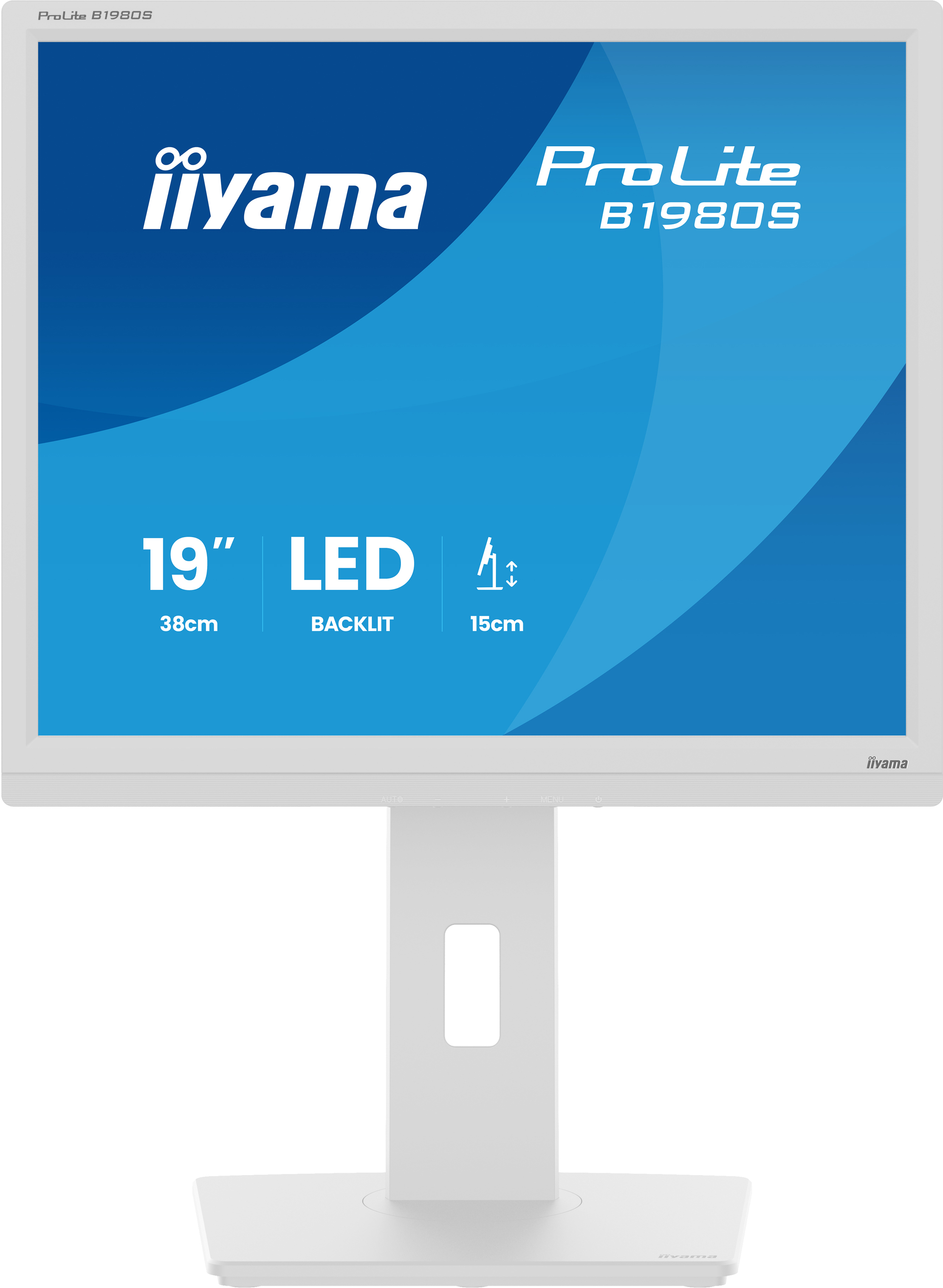 iiyama ProLite/ B1980S-W1/ 19"/ TN/ 1280x1024/ 75Hz/ 3ms/ White/ 3R 