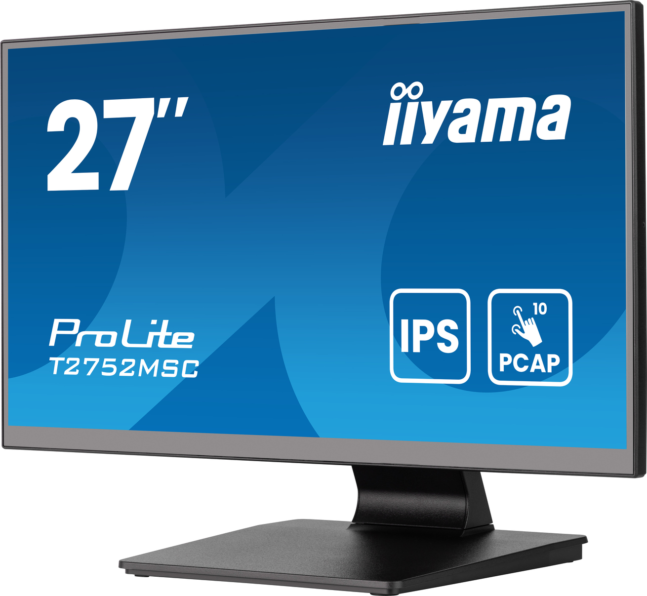 27" iiyama T2752MSC-B1AG: IPS, FHD, 10p 