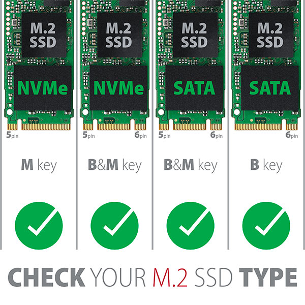 AXAGON PCEM2-DC, PCIe x4 - M.2 NVMe M-key + SATA B-key slot adaptér, chladič, vr. LP 