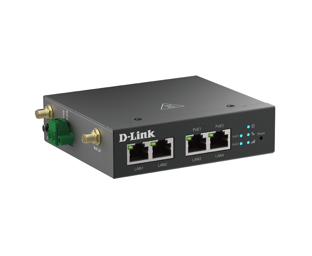 D-Link DWM-314-TP/ E 4G MCPoEM - 4x Fast Eth (2x PoE) 