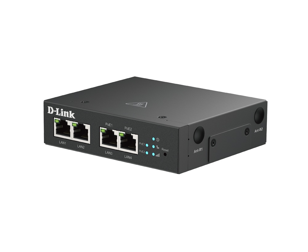 D-Link DWM-314-TP/ E 4G MCPoEM - 4x Fast Eth (2x PoE) 