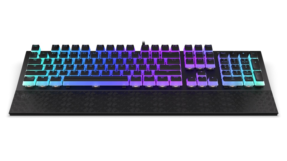 Endorfy Omnis Pudding Red/ Drôtové USB-A/ US layout/ Čierna 