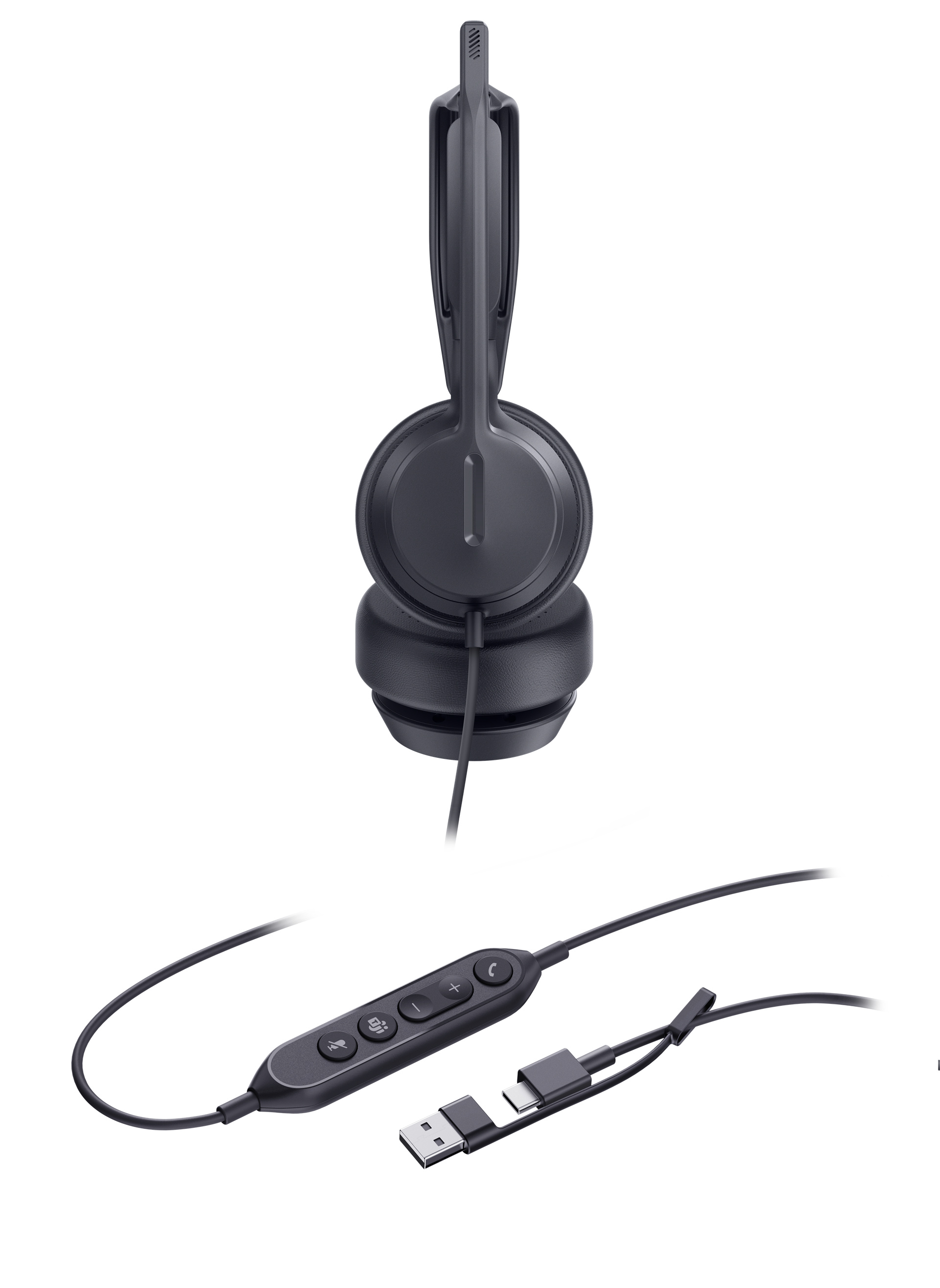 Yealink UH42 Dual Teams USB-C/ A, drôtová náhlavná 