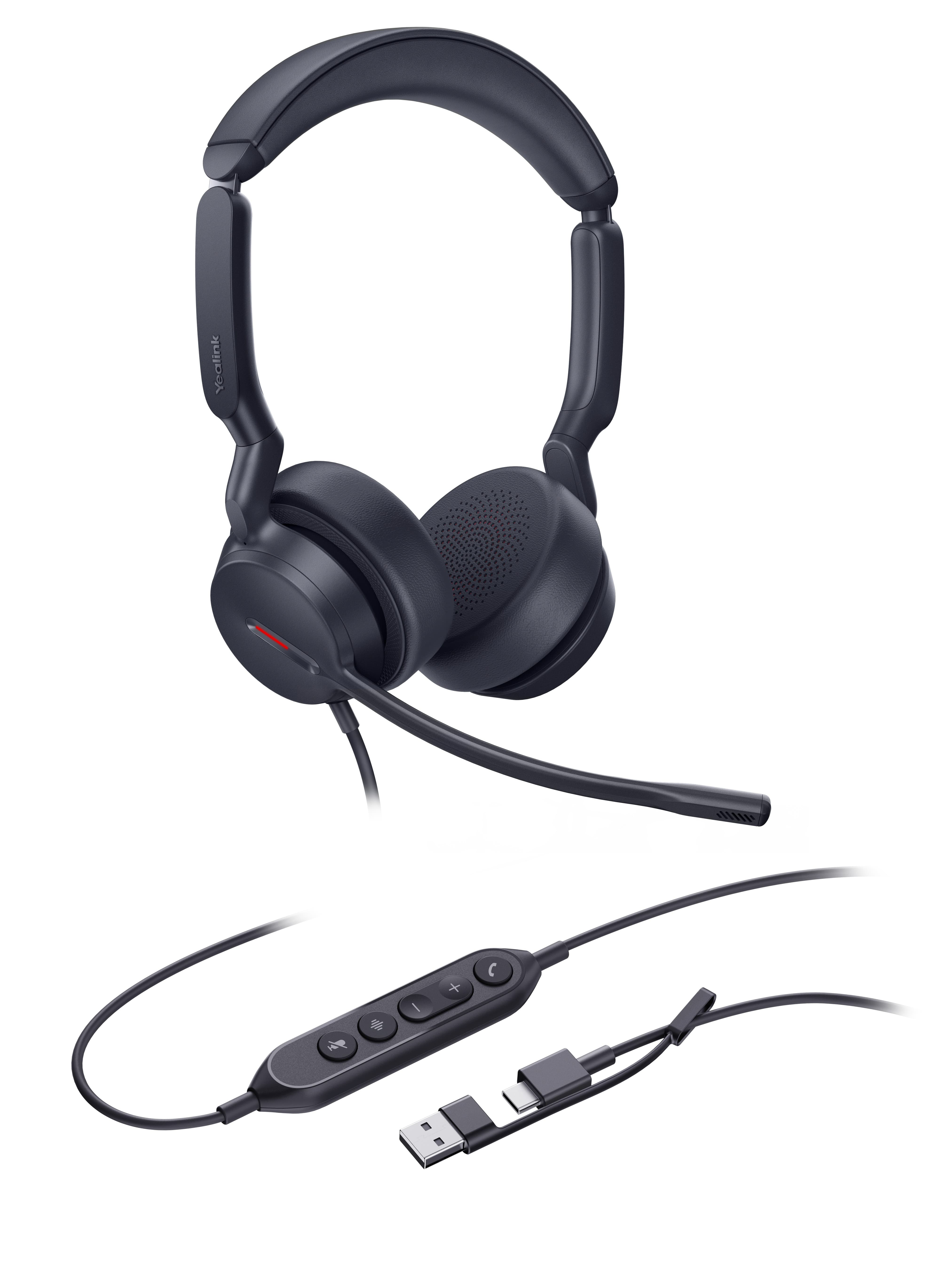 Yealink UH44 Dual UC USB-C/ A, náhlavná súprava 