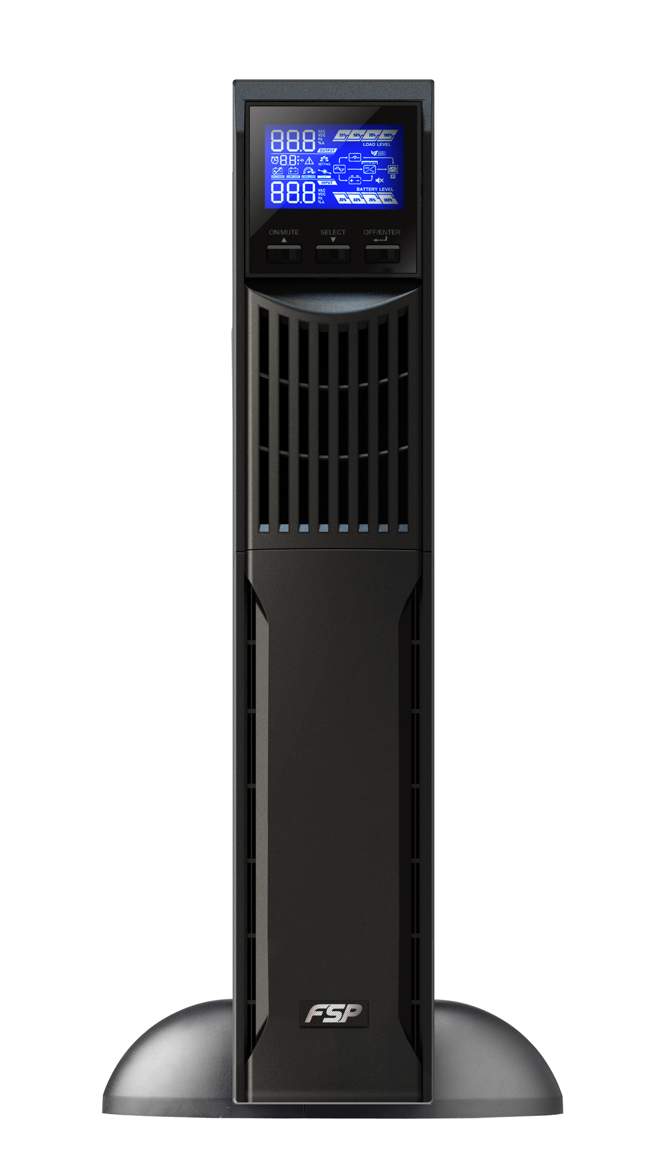 FSP UPS CHAMP 3K rack/ tower, 2U, Schuko, 3000 VA/ 2700 W, online 