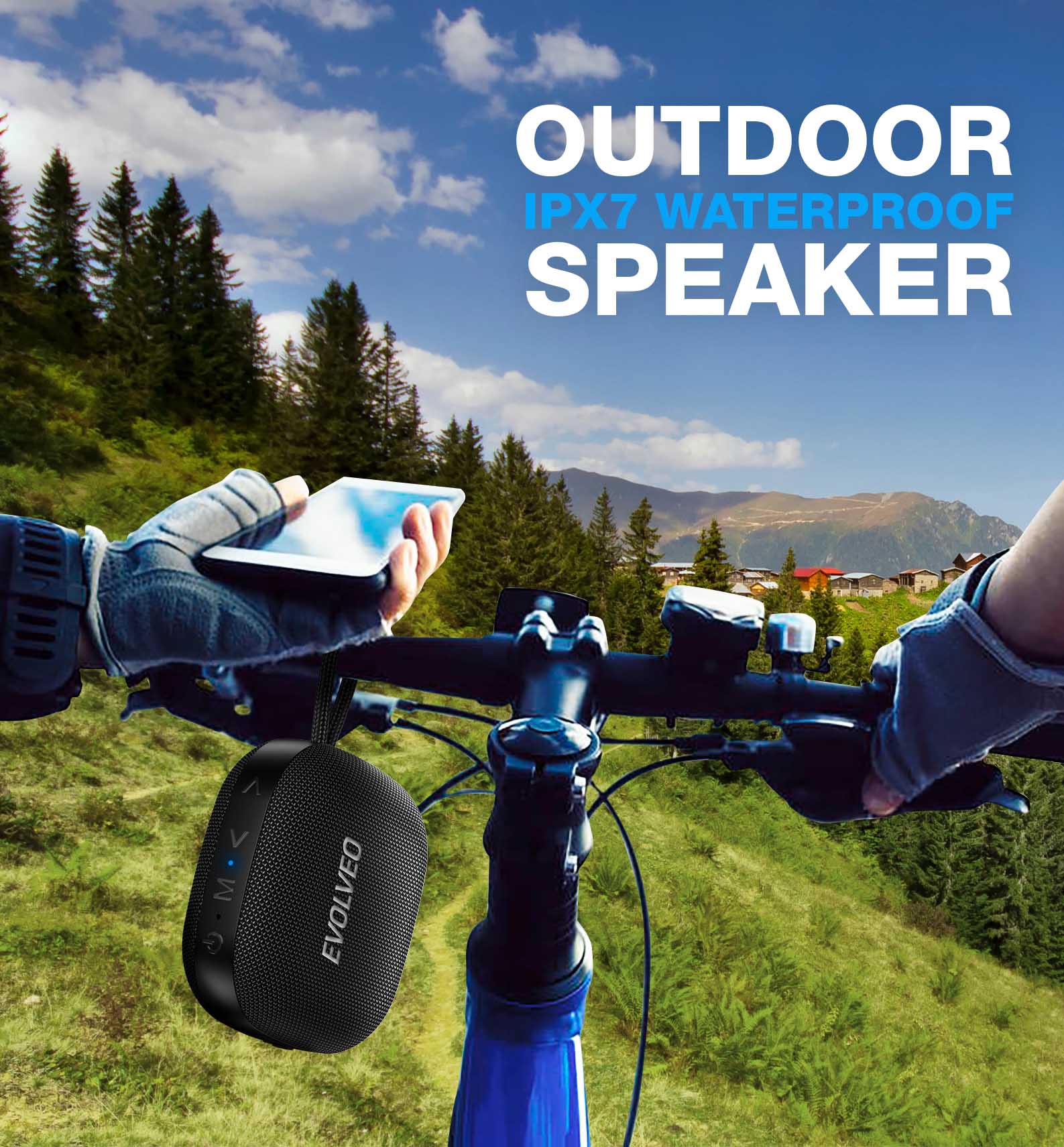 EVOLVEO TopSound, bezdr. vodotesný bluetooth 