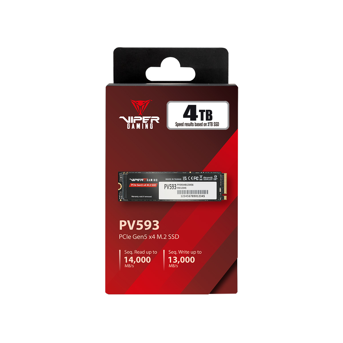 PATRIOT VIPER PV593/ 4TB/ SSD/ M.2 NVMe/ 5R 