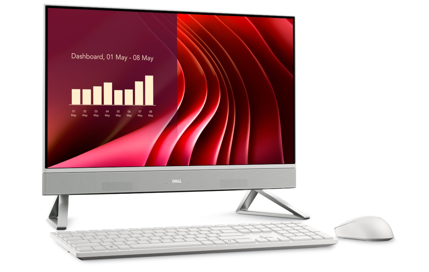 Dell/ 24 All-in-One EC24250/ 23, 8"/ FHD/ i5-1334U/ 16GB/ 512GB/ Intel int/ W11P/ Biela/ 3RNBD 