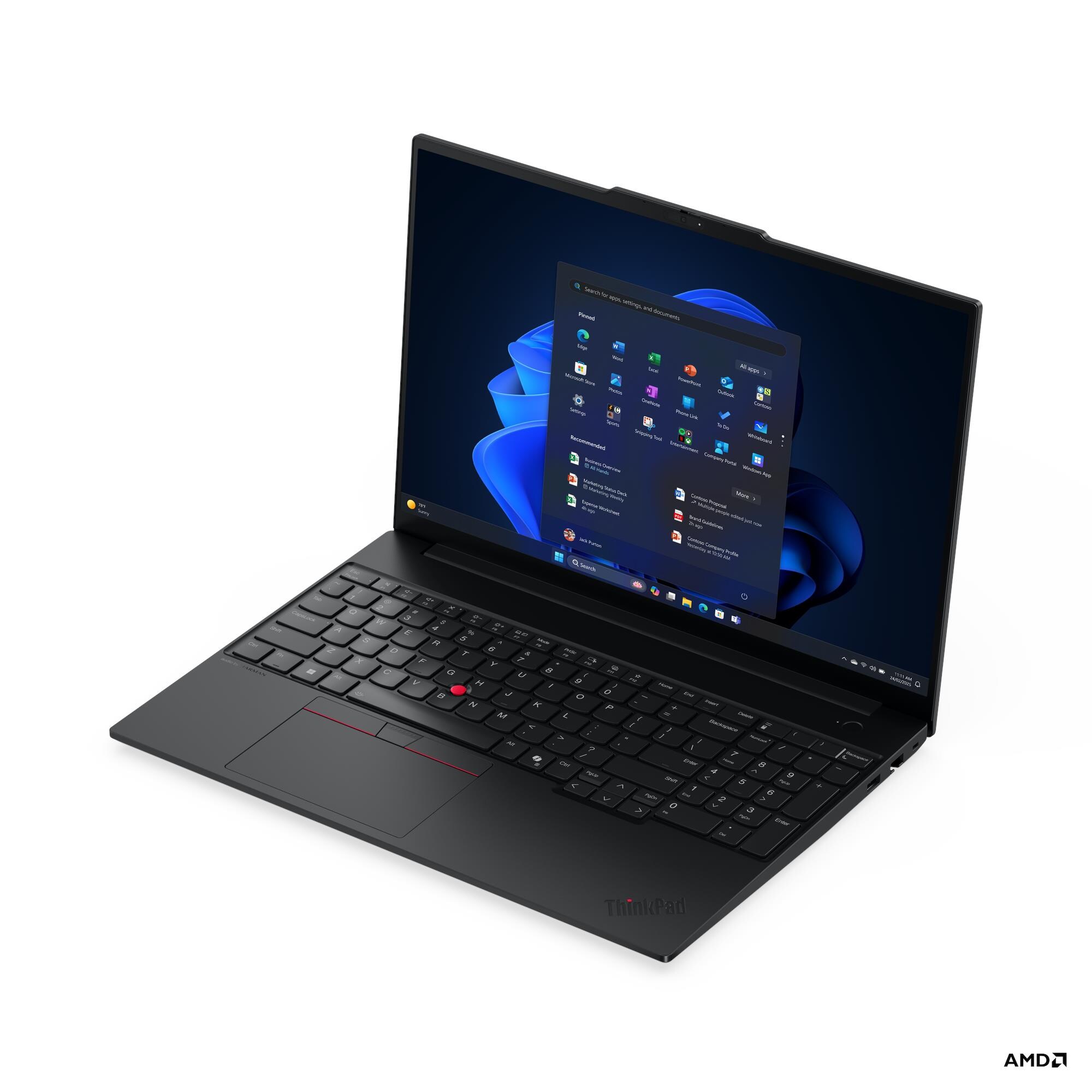 Lenovo ThinkPad E/ E16 Gen 3 (AMD)/ R7-250/ 16"/ WUXGA/ 16GB/ 512GB/ AMD int/ W11P/ Black/ 3R 