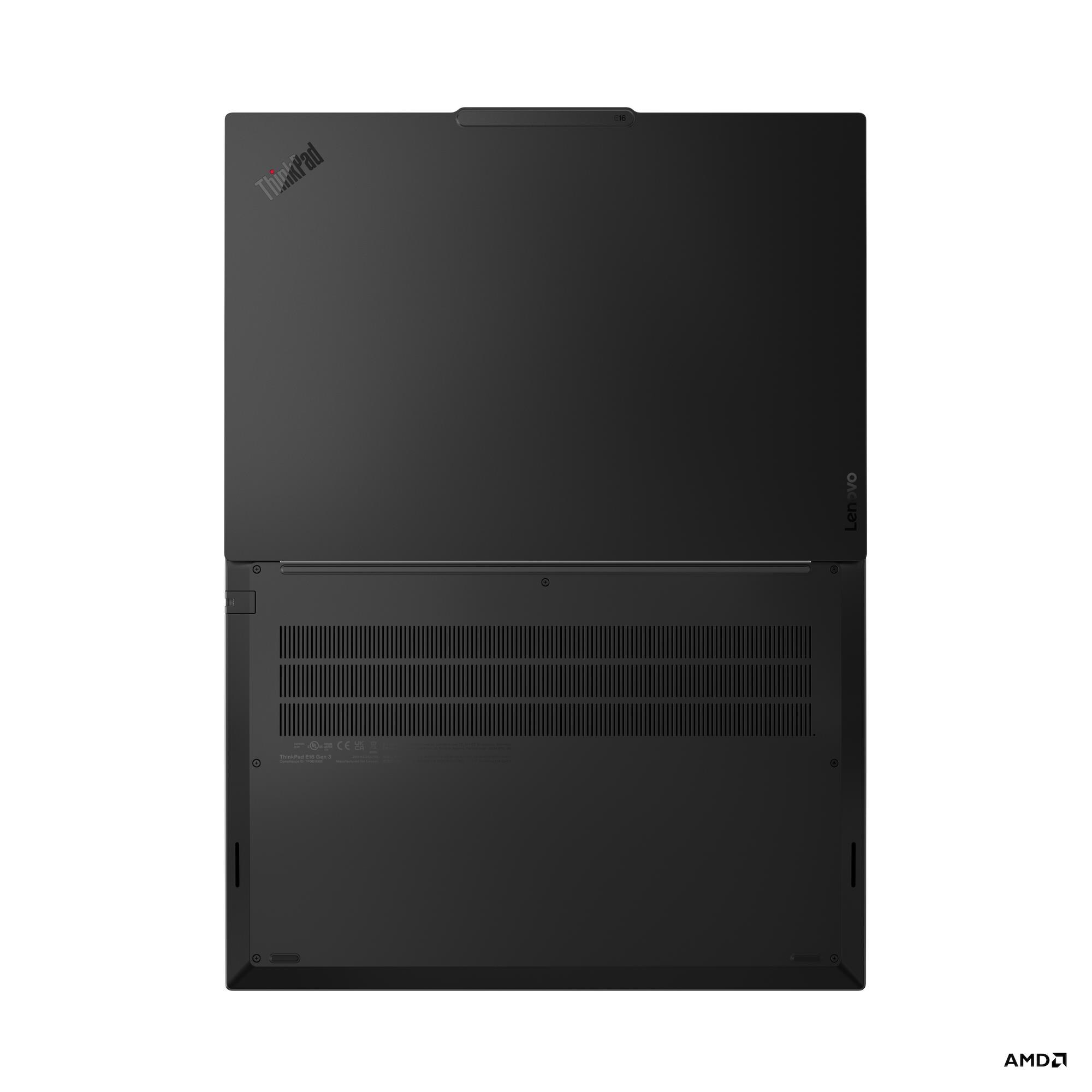 Lenovo ThinkPad E/ E16 Gen 3 (AMD)/ R7-250/ 16"/ WUXGA/ 16GB/ 512GB/ AMD int/ W11P/ Black/ 3R 
