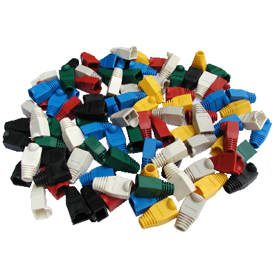 DATACOM Ochrana RJ45 s bublinkou BIELA (100ks)