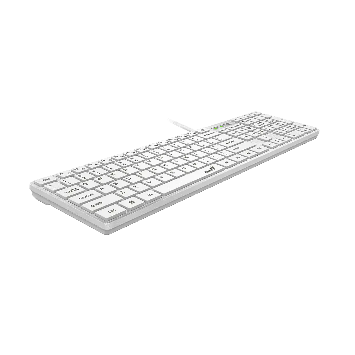 GENIUS Slimstar 126 klávesnica + Copilot biela 