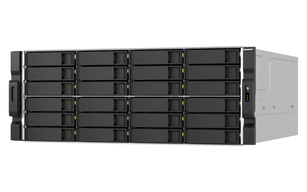 QNAP TS-h2477AXU-RP-R7-32G (Ryzen Pro 5, 3GHz, ZFS, 32GB DDR5 RAM, 24x SATA, 2x 2, 5GbE, 2x 10GbE) 
