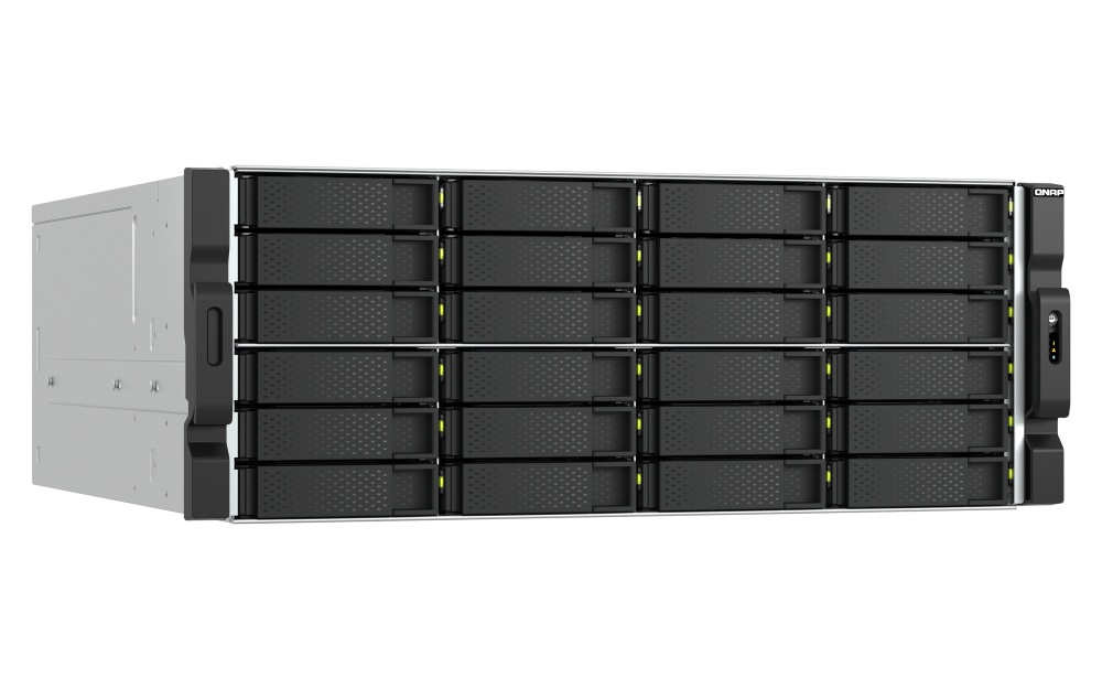 QNAP TS-h2477AXU-RP-R7-32G (Ryzen Pro 5, 3GHz, ZFS, 32GB DDR5 RAM, 24x SATA, 2x 2, 5GbE, 2x 10GbE) 