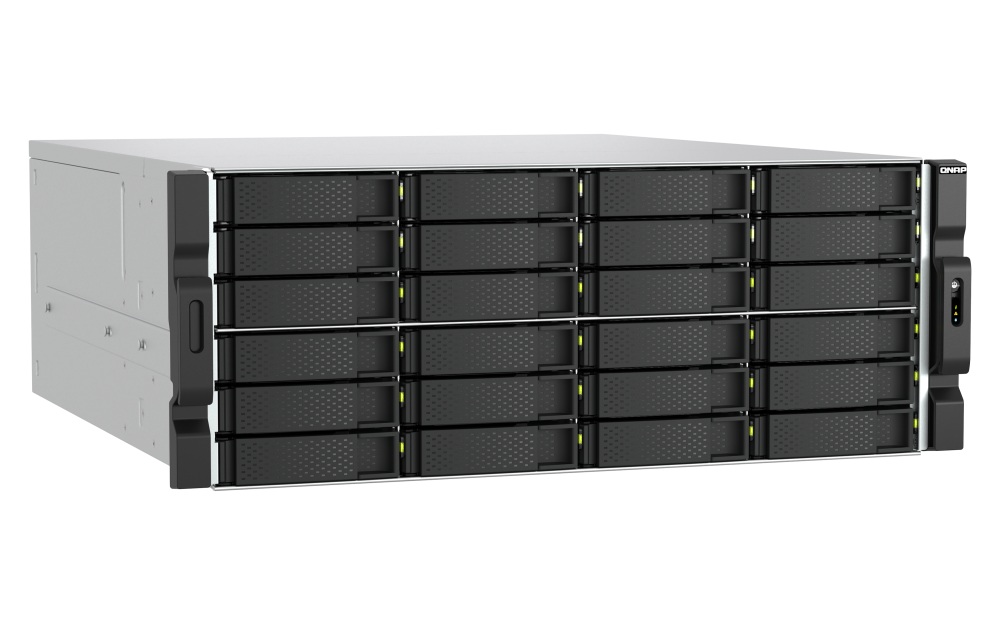 QNAP TS-h2477AXU-RP-R7-32G (Ryzen Pro 5, 3GHz, ZFS, 32GB DDR5 RAM, 24x SATA, 2x 2, 5GbE, 2x 10GbE) 