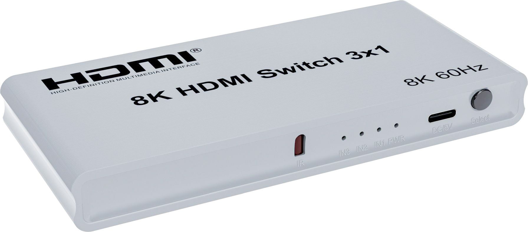 PremiumCord HDMI switch 3:1 s diaľkovým ovládačom 