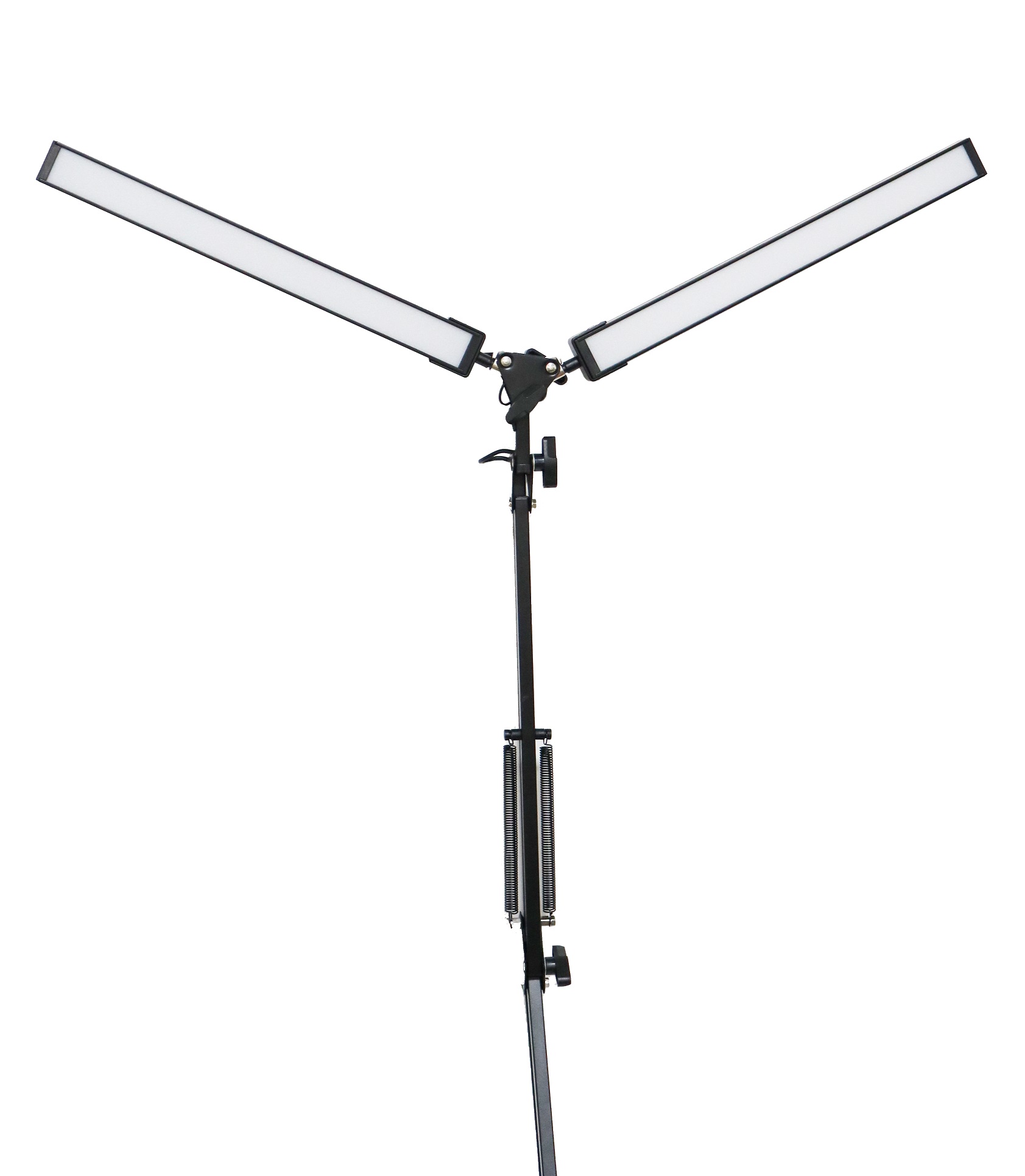 Platinet PDLD20 stolná LED lampa Flexy 20W stmievateľná s klipom, 2 ramená, čierna 