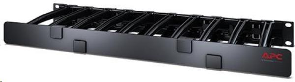 APC 1U horizontálny káblový manažér,  6" hlboký,  jednostranný
