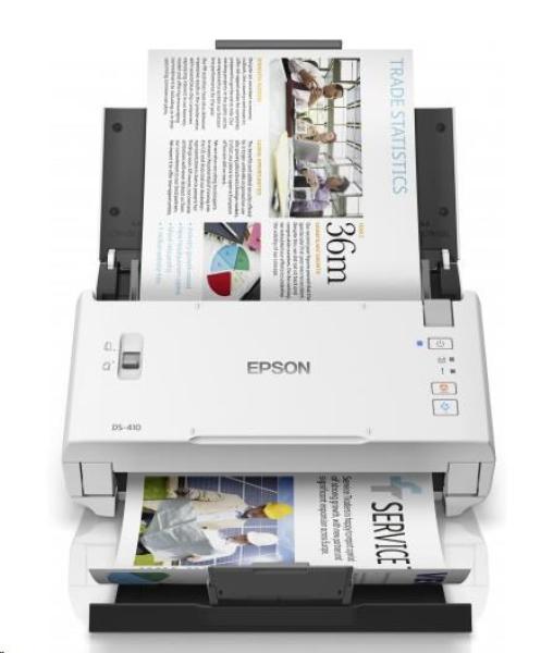 Skener EPSON WorkForce DS-410,  A4,  50x1200dpi,  USB 2.0,  3 roky záruka po reg.0