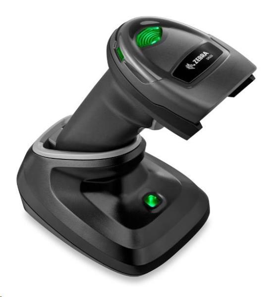 Čítačka Zebra DS2278-SR USB KIT 2D čierna,  USB (HID) kábel,  (prezentačný stojan) - dosah 10 m
