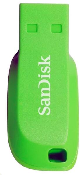 SanDisk Flash Disk 64GB Cruzer Blade,  USB 2.0,  zelená