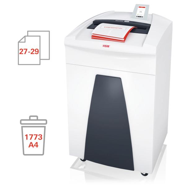 HSM skartovač Securio P36i (řez: Kombinovaný 4, 5x30mm | vstup: 330mm | DIN: P-4 (3) | papír,  sponky,  plast. karty,  CD)2