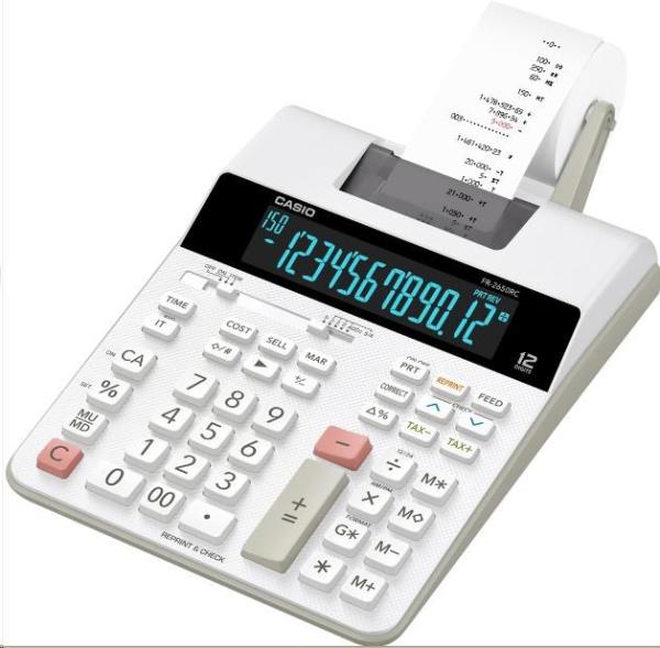 CASIO kalkulačka FR 2650 RC,  Tiskový klakulátor