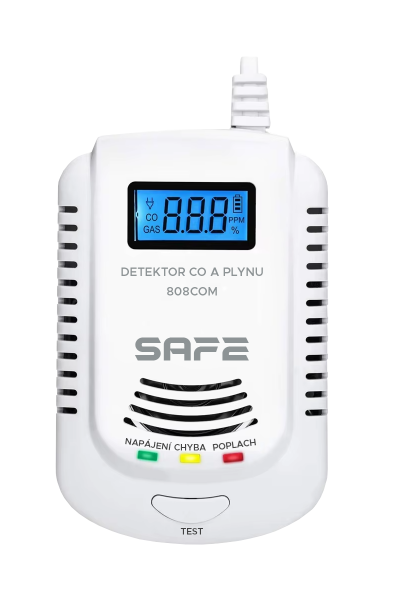 Safe Kombinovaný detektor CO,  hořlavých a výbušných plynů  808COM1