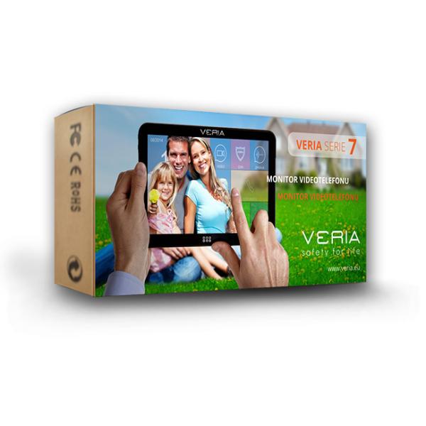 Veria LCD monitor videotelefonu  7076B bílý2