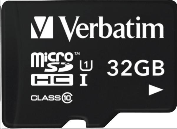 VERBATIM Tablet microSDHC C10/ U1 s USB čítačkou 32GB (R:45MB/ s,  W:10MB/ s)3