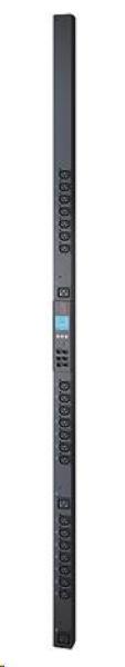 APC Rack PDU 2G,  meraná,  podľa zásuvky s prepínaním,  ZeroU,  16A,  230V,  (21)C13 a (3)C19,  IEC 309 16A 2P+E 3m