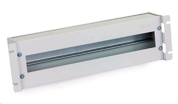 TRITON 19" istič 3U s krytom,  DIN,  čierny