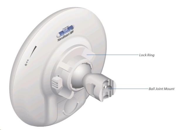 UBNT airMAX NanoBeam M5 2x16dBi [Client/ AP/ Repeater,  5GHz,  802.11a/ n,  10/ 100 Ethernet]1