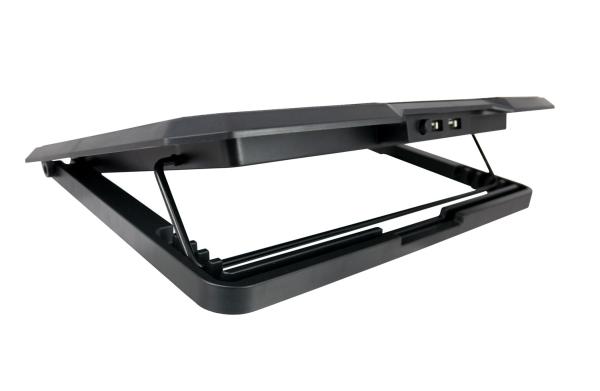 Chladiaca podložka C-TECH pre CLP-140,  15, 6",  2x 140 mm,  2x USB,  modré podsvietenie4