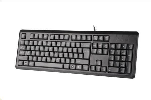 A4tech KR-92,  klávesnice,  CZ/ US,  USB,  černá2