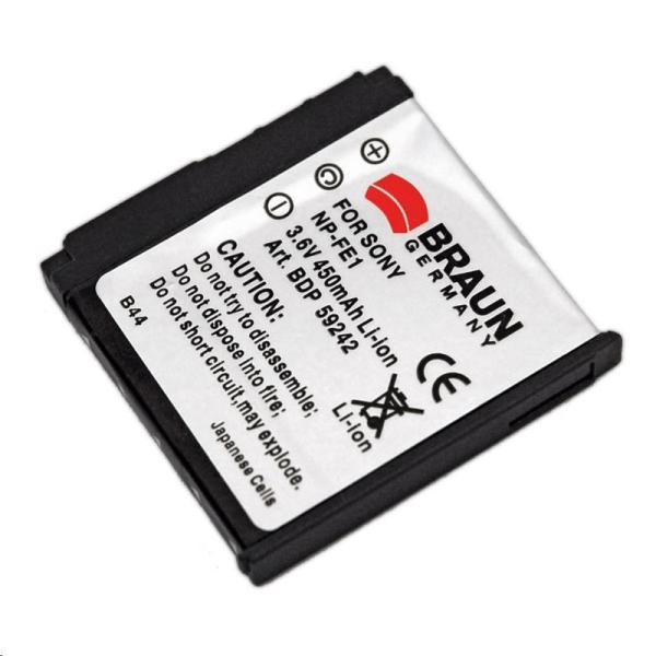 Braun akumulátor SONY NP-FE1,  450mAh