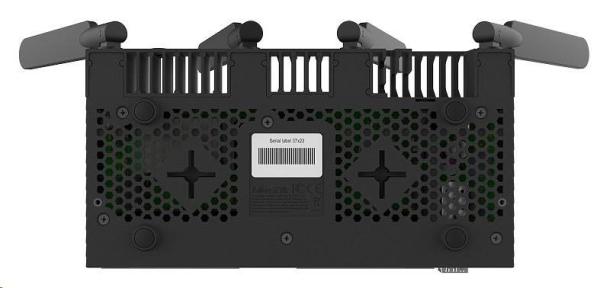 MikroTik RouterBOARDRB RB4011iGS+5HacQ2HnD-IN,  štvorjadrový 1.4GHz CPU, 1GB RAM, 10xLAN, 1x SFP+,  Wi-Fi 2.4+5GHz (2033Mbps2