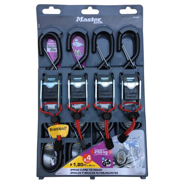 Master Lock Upínací popruhy  - 180 cm (4 ks/ blistr)2