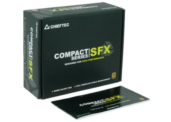 Napájací zdroj CHIEFTEC SFX CSN-550C 550W,  80+ Gold,  plný rozsah,  správa káblov2