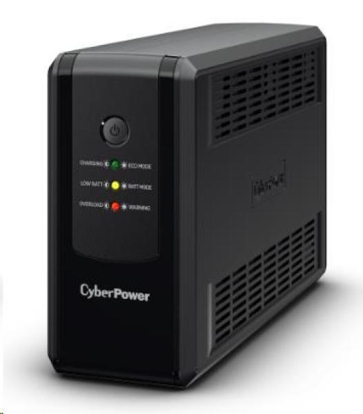 CyberPower UT GreenPower Series UPS 650VA/ 360W,  české zásuvky
