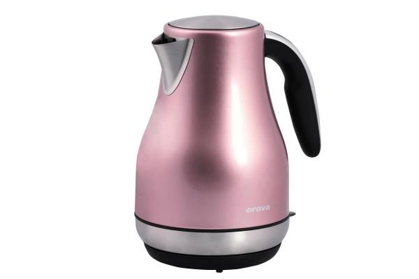 Orava VK-3715 Pink rychlovarná konvice,  1850-2200 W,  designová,  1.7 l,  automatické vypnutí,  růžová2
