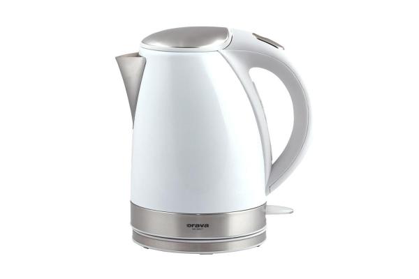 Orava VK-3217 W rychlovarná konvice,  2000 W,  1.7 l,  automatické vypnutí,  bílá
