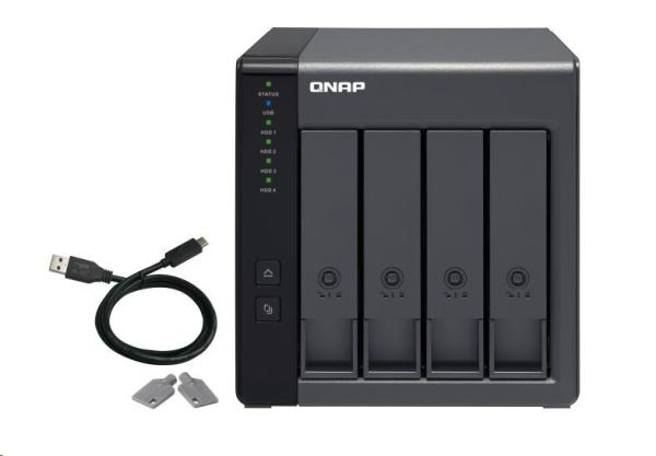 QNAP TR-004 rozšiřujicí jednotka (4xSATA,  USB-C 3.2 Gen1)