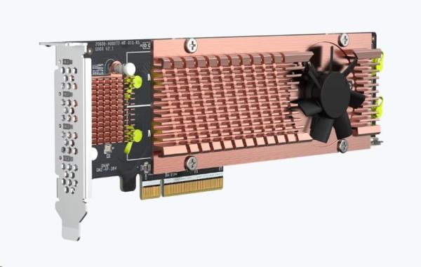 QNAP QM2-4P-384 rozšiřující karta 4xM.2 NVMe 2280 PCIe Gen3x4 pro PC i NAS1